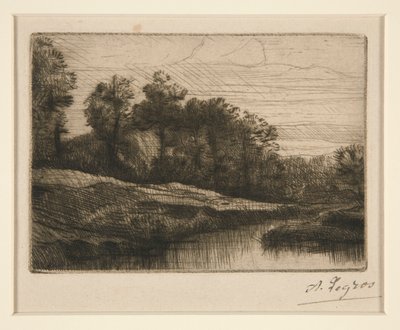 La sera (Tramonto) da Alphonse Legros