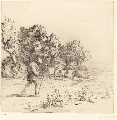 Venditore ambulante (Le colporteur) da Alphonse Legros