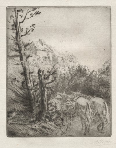 La fattoria sulla collina da Alphonse Legros