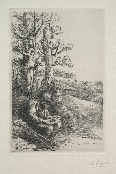 Il piccolo mendicante da Alphonse Legros