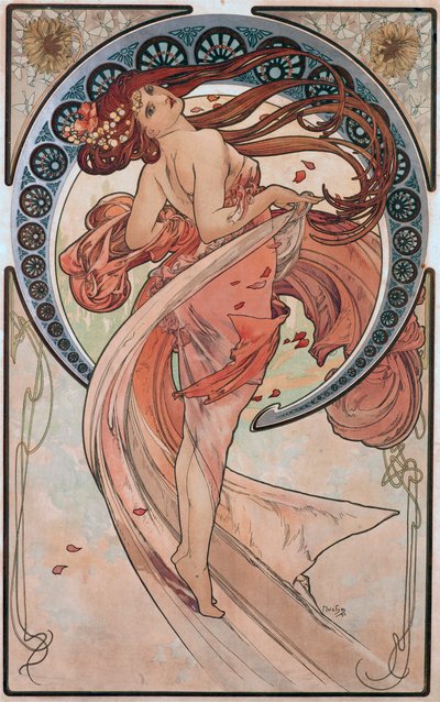 Danza (Rose) da Alphonse Mucha