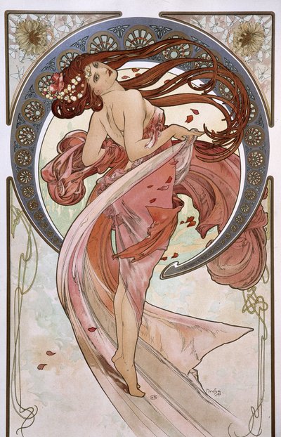 La Danza da Alphonse Mucha