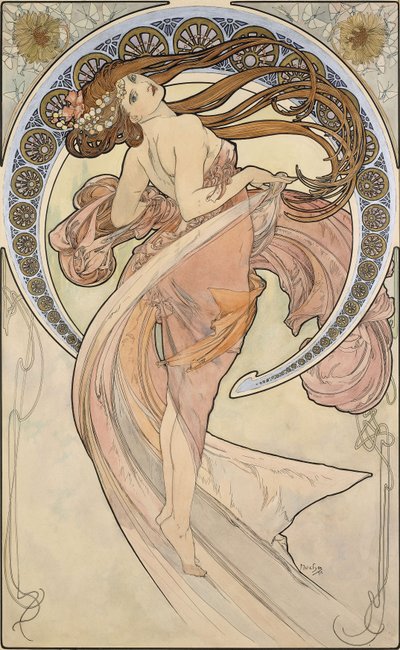 La danza da Alphonse Mucha