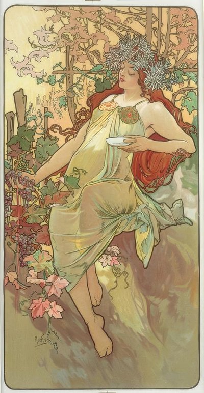 Autunno da Alphonse Mucha