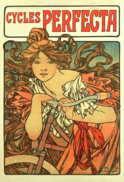 Cicli Perfecta da Alphonse Mucha