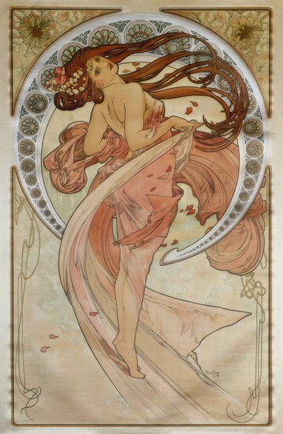 La danza da Alphonse Mucha