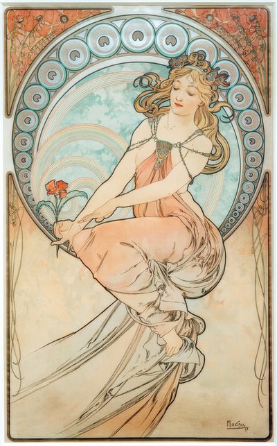 La pittura da Alphonse Mucha