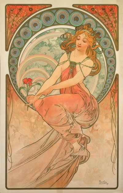 La pittura da Alphonse Mucha