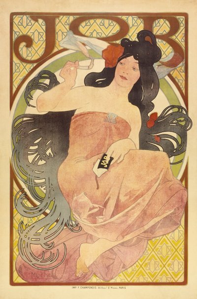 Giobbe, c.1897-98 da Alphonse Mucha