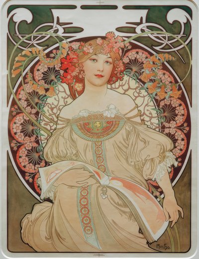 Sogno ad occhi aperti da Alphonse Mucha