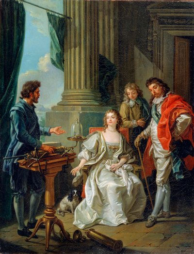 Esperimento pneumatico, 1777 da Charles Amedee Philippe van Loo