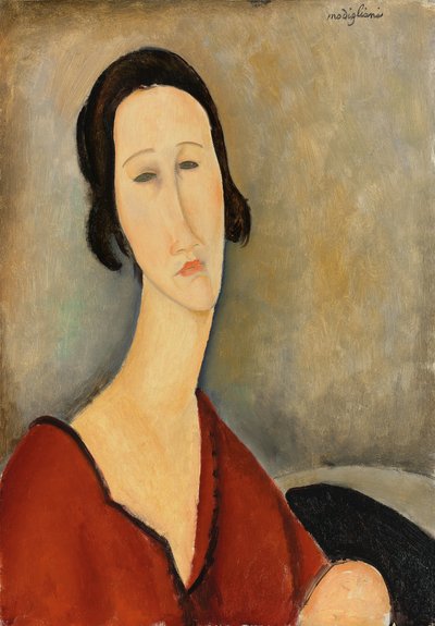 Madame Hanka Zborowska, 1917 da Amedeo Modigliani