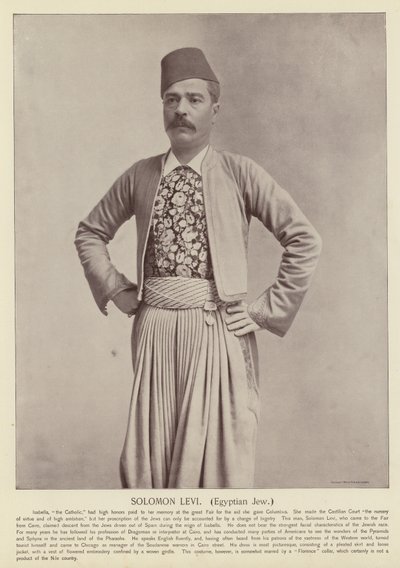 Solomon Levi, Ebreo Egiziano da American Photographer