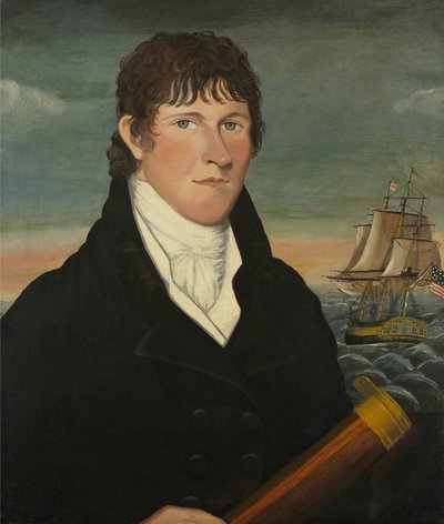 Capitano David Bush, 1812 da American School