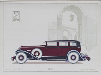 DuPont Motor Cars: Berlina, 1921 da American School