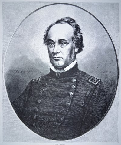 Generale Henry Wager Halleck (1815-72) da American School