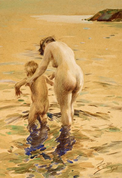 Il suo primo tuffo da Anders Leonard Zorn