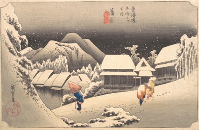 Neve serale da Ando Hiroshige