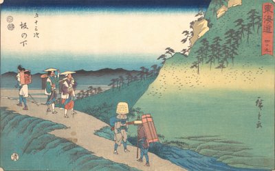 Saka no Shita, ca. 1840 da Ando Hiroshige