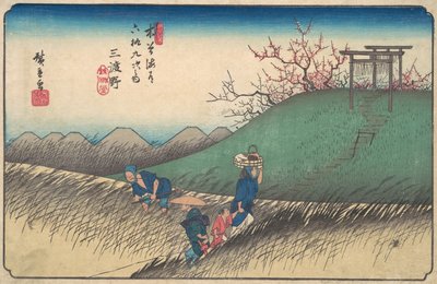 Stazione di Santono, ca. 1835 da Ando Hiroshige