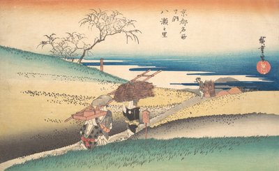 Villaggio di Yase, ca. 1832 da Ando Hiroshige