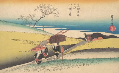 Yase no Sato, ca. 1834 da Ando Hiroshige