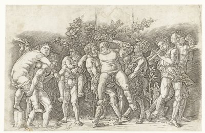 Baccanale con Sileno da Andrea Mantegna