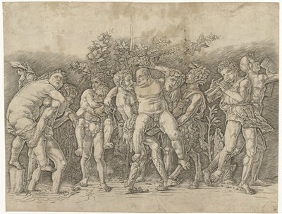 Baccanale con Sileno da Andrea Mantegna