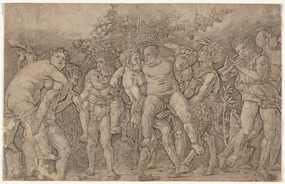 Baccanale con Sileno da Andrea Mantegna