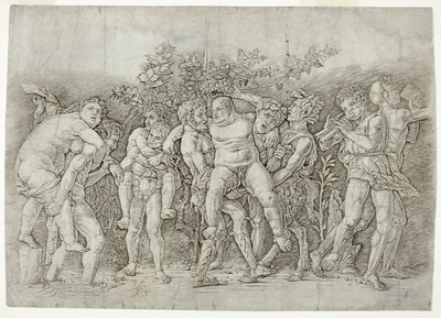 Baccanale con Sileno da Andrea Mantegna