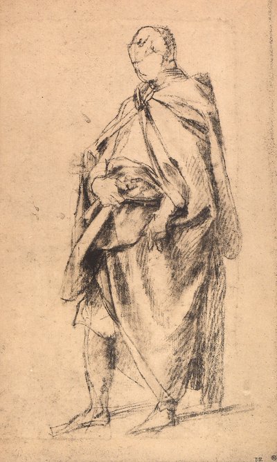 Studio di una figura maschile da Andrea del Sarto