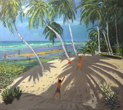 Palme, spiaggia di Clovelly, Barbados, 2013 da Andrew Macara