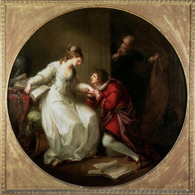 Abelardo che chiede la mano di Eloisa da Angelica Kauffmann