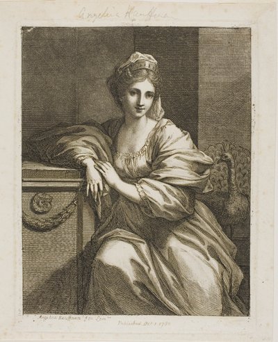 Giunone e il pavone da Angelica Kauffmann