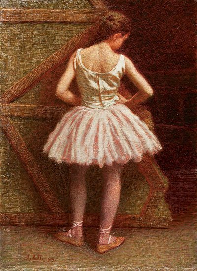 Ballerina al Teatro alla Scala, 1909 da Angelo Morbelli