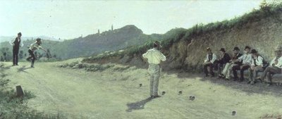 Il Gioco delle Bocce da Angelo Morbelli