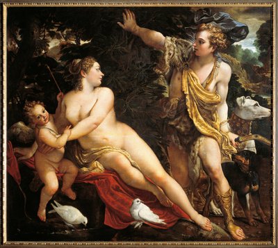 Venere e Adone da Annibale Carracci