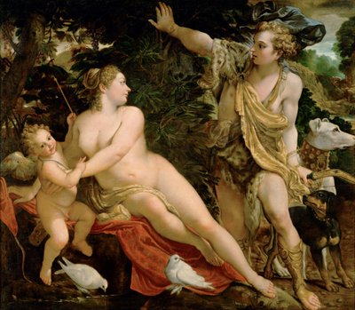 Venere e Adone da Annibale Carracci