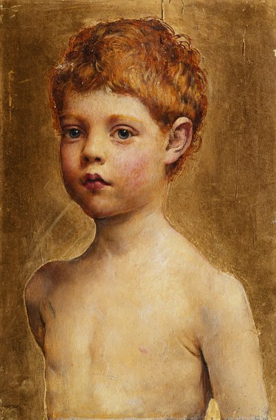 Ritratto di un ragazzo da Annie Louisa Swynnerton