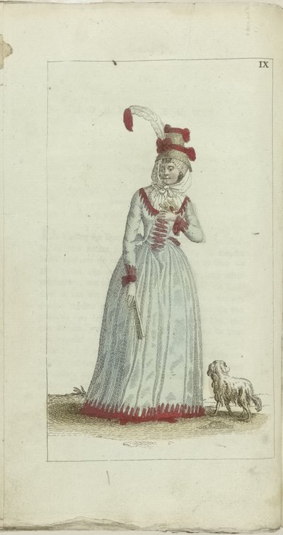 Gabinetto di moda e gusto 1791, pl. IX da Anonymous