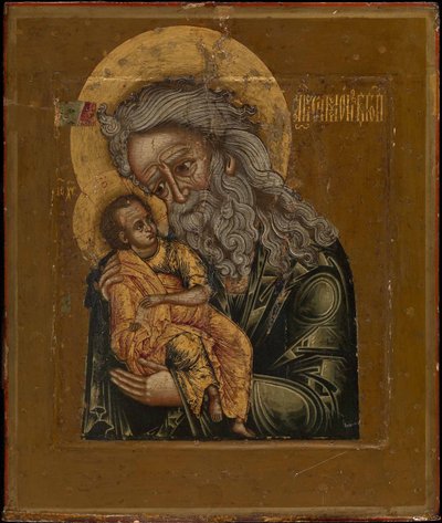 Simeone il Dio-Ricevitore, 1800 da Anonymous Russian icon painter