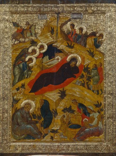 La Natività da Anonymous Russian icon painter