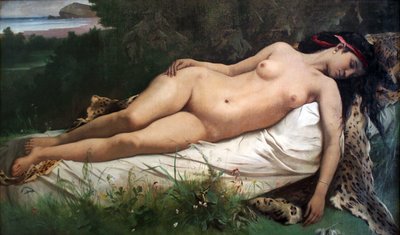 Ninfa riposante da Anselm Feuerbach