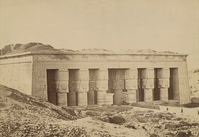 Dendera: Facciata da Antonio Beato