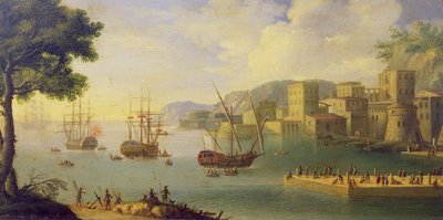 Il porto di Livorno da Antonio Maria Viani