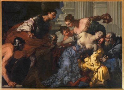 La morte di Lucrezia da Antonio Zanchi