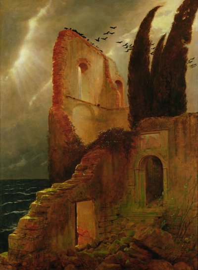 Rovina sul mare da Arnold Böcklin