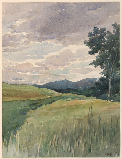 Paesaggio di campagna da Arnold William Brunner