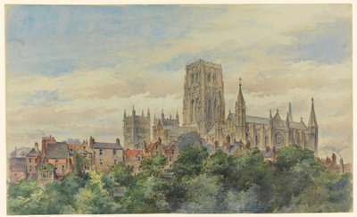 Veduta della Cattedrale di Durham da Arnold William Brunner