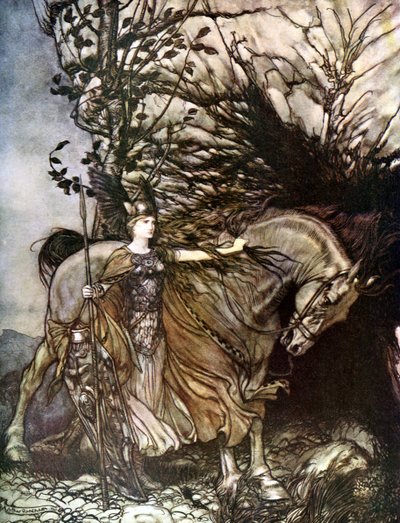 La Valchiria da Arthur Rackham